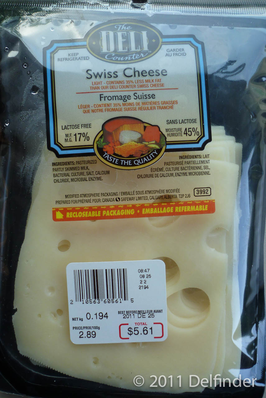 Käse ist ziemlich teuer in Kanada