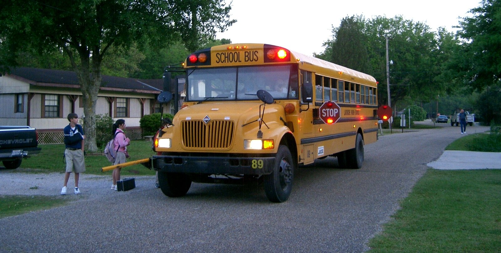 Schoolbus on Street